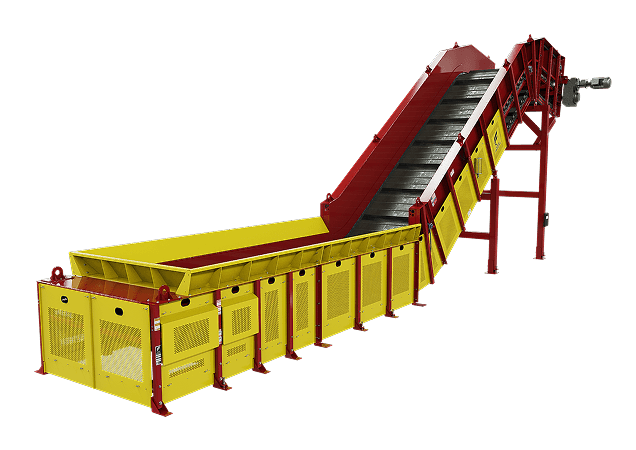 Roller chain conveyors