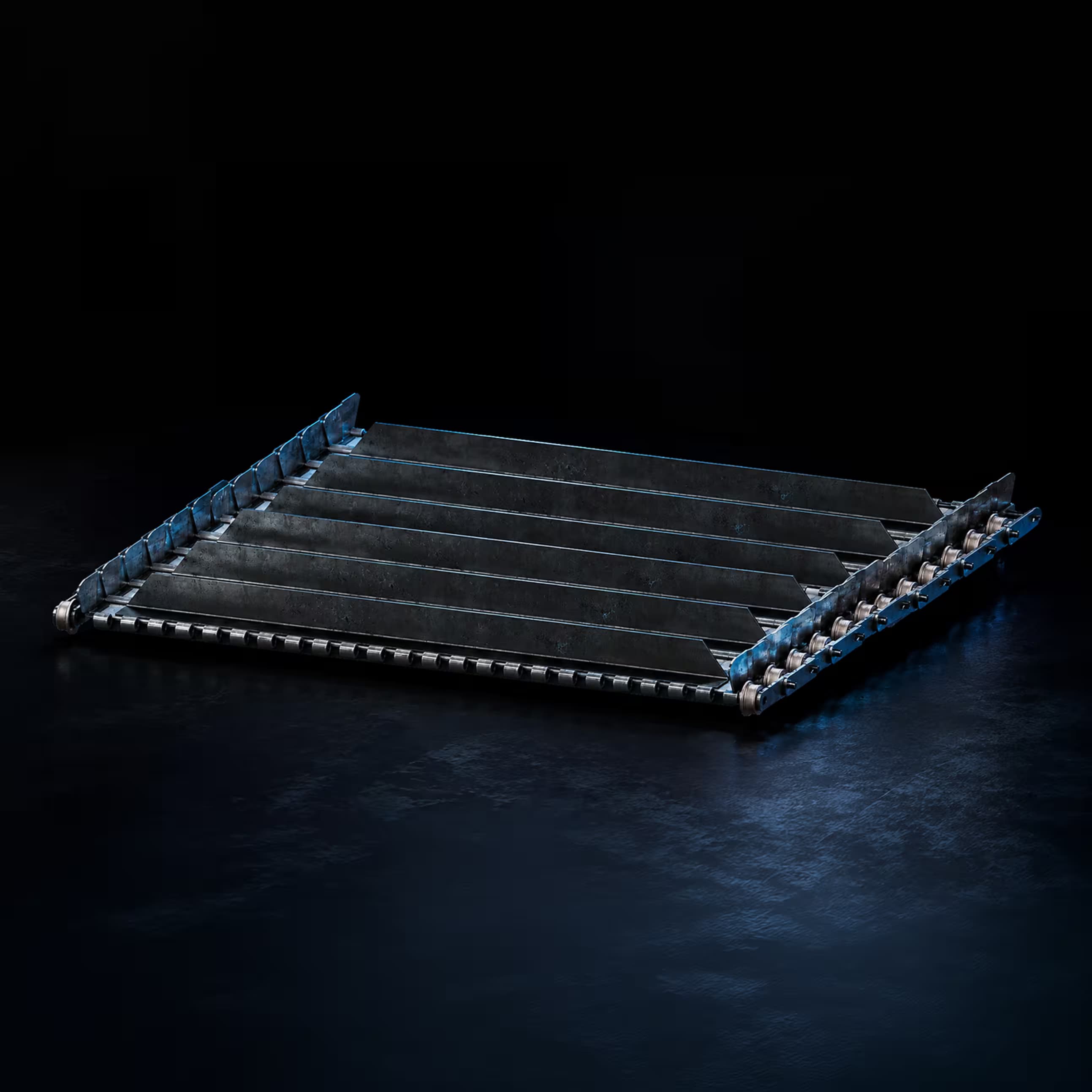 Roller Chain Belts | Fluent Conveyors