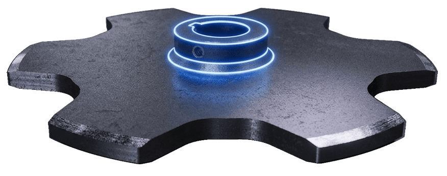 Hub-type sprockets