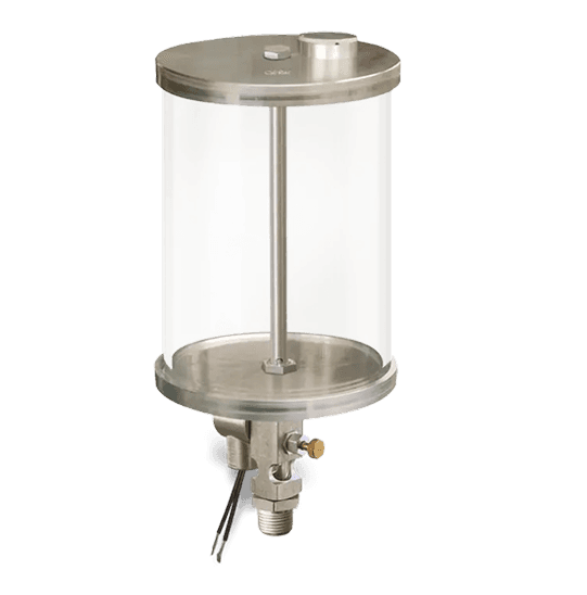 Gravity oilers for roller chain conveyors