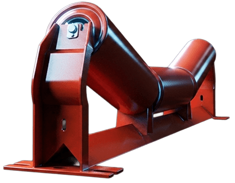 Steel equal troughing idlers