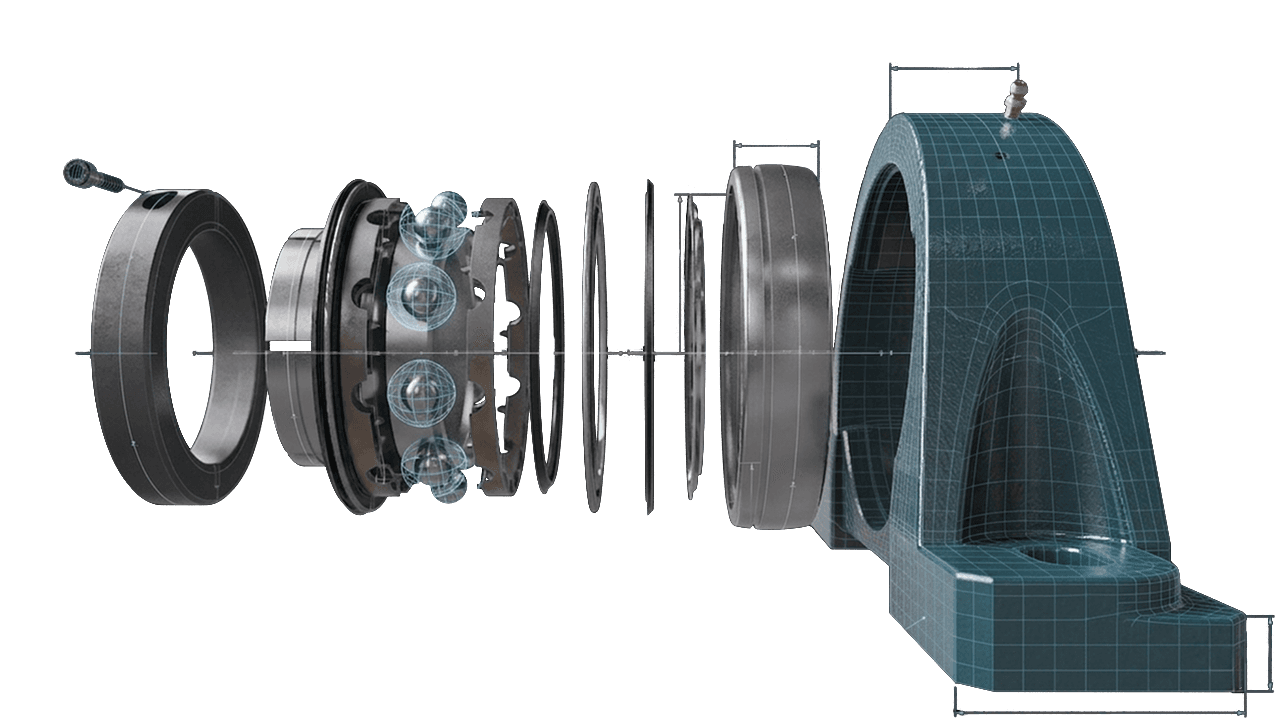How do I determine the right bearing size for my conveyor?