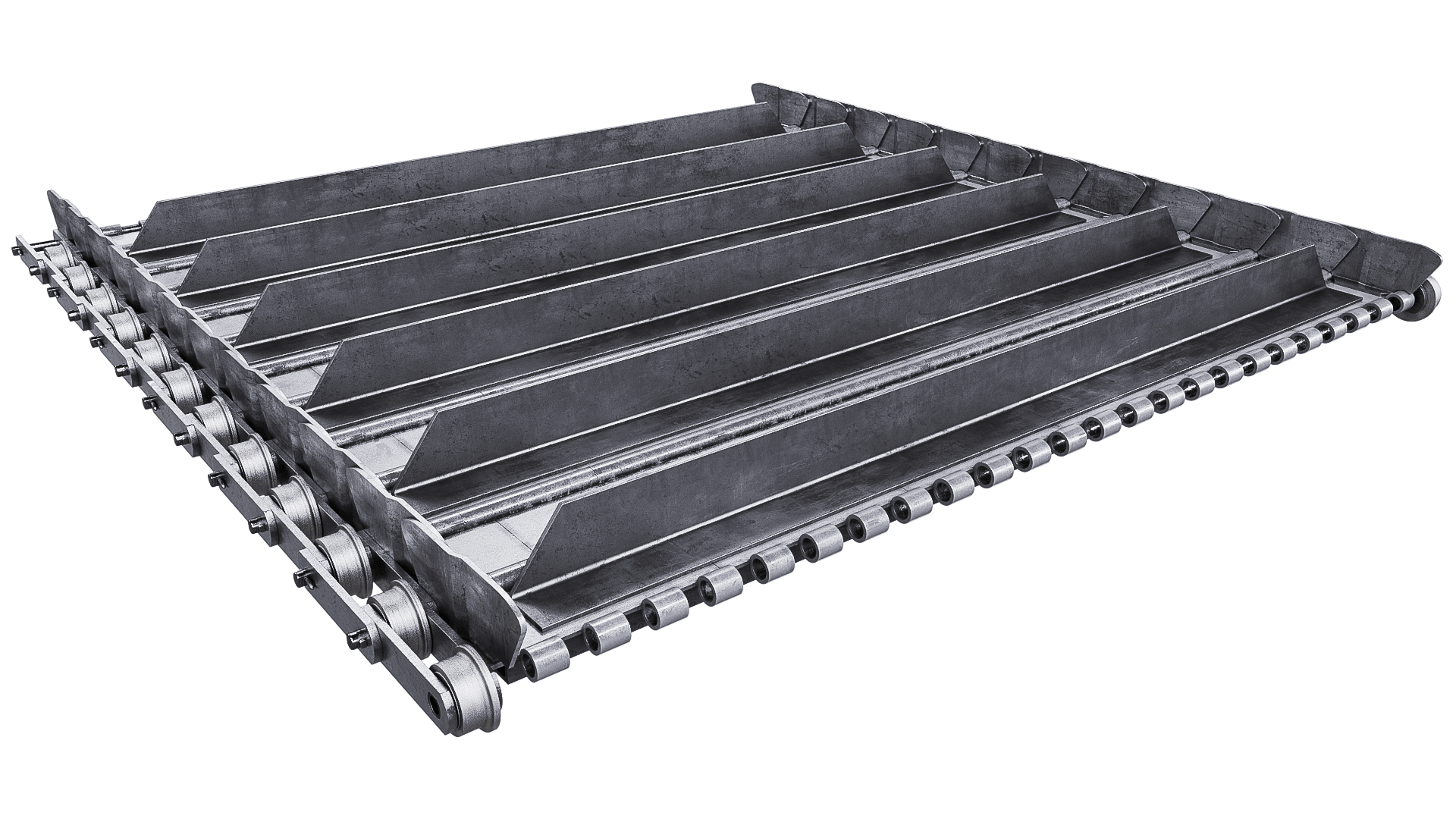 hinged steel