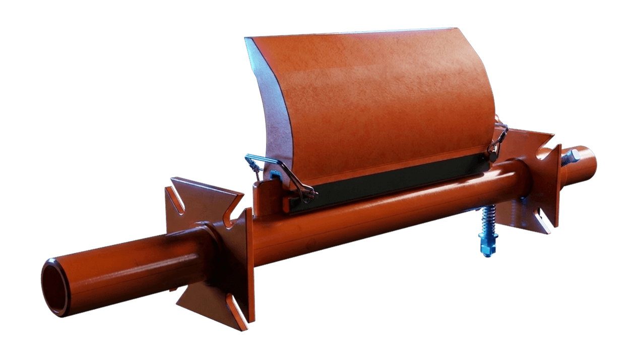 Primary belt scrapers