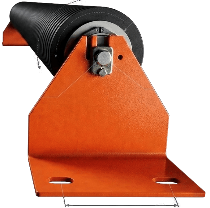 How to select rubber flat idlers