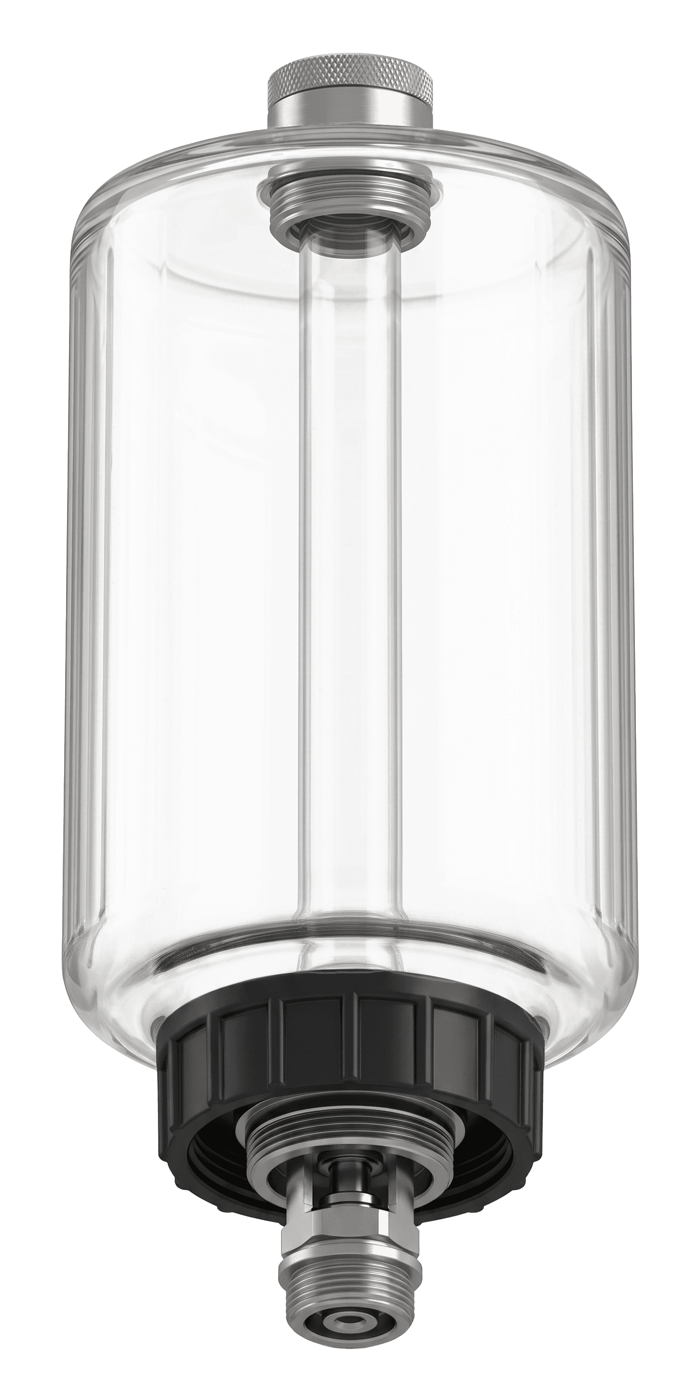 Pyrex and polycarbonate reservoirs