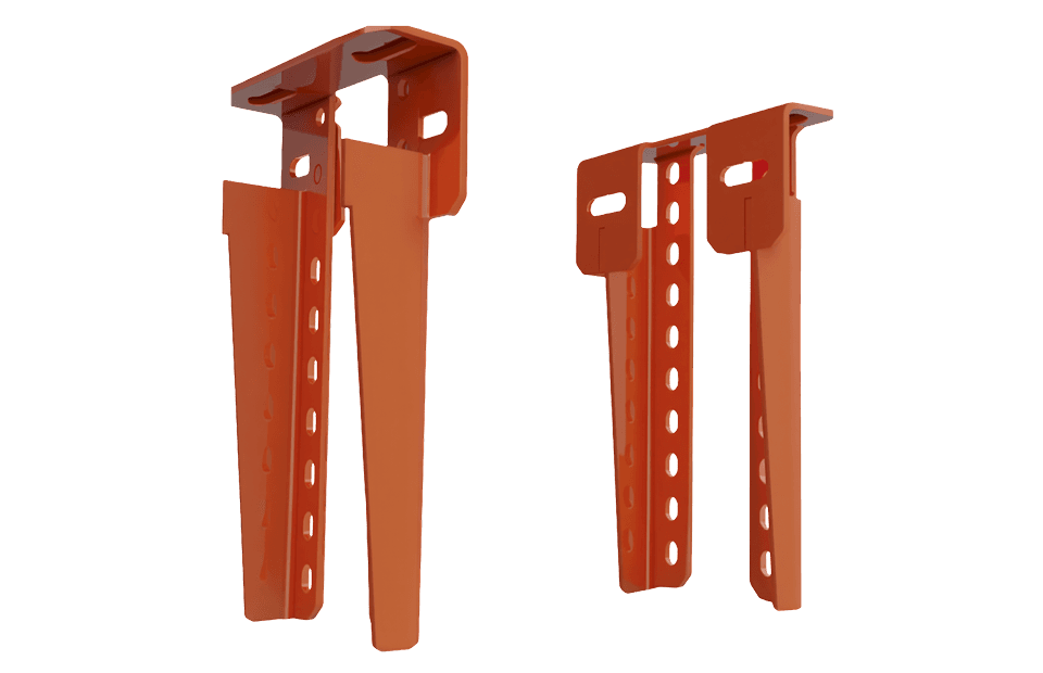 Chute mounting kits