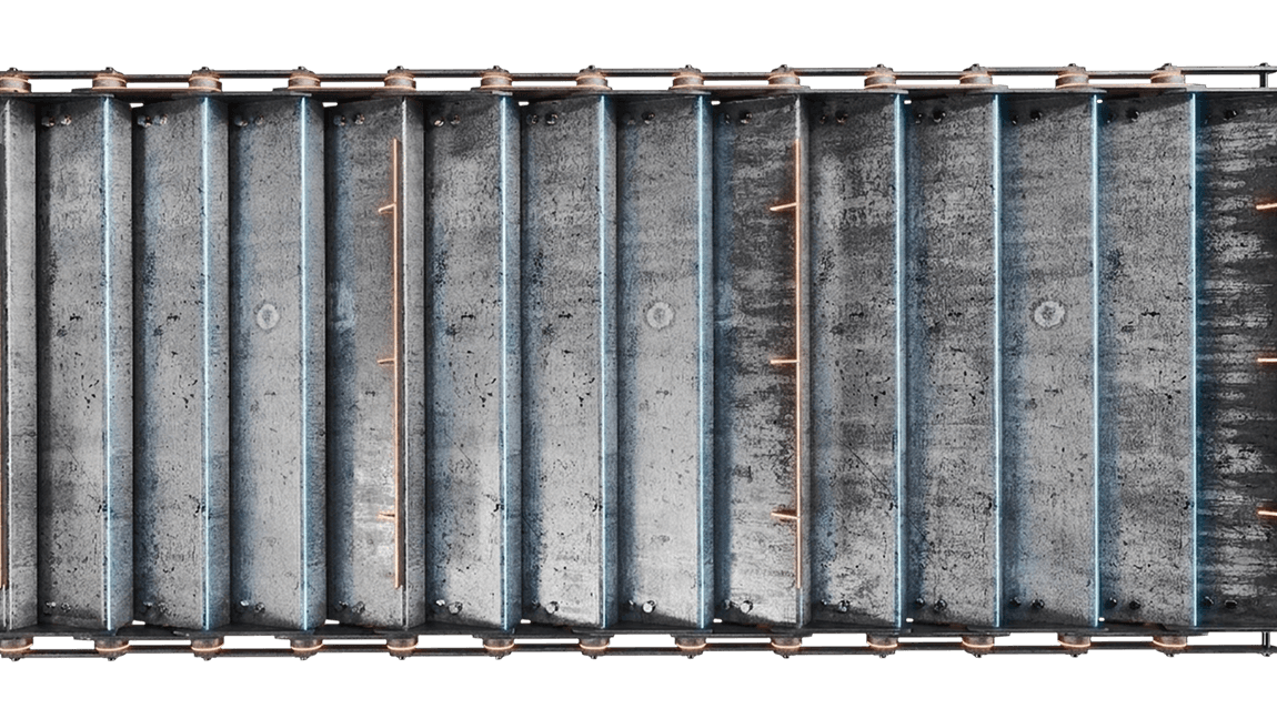 Z-pan belts