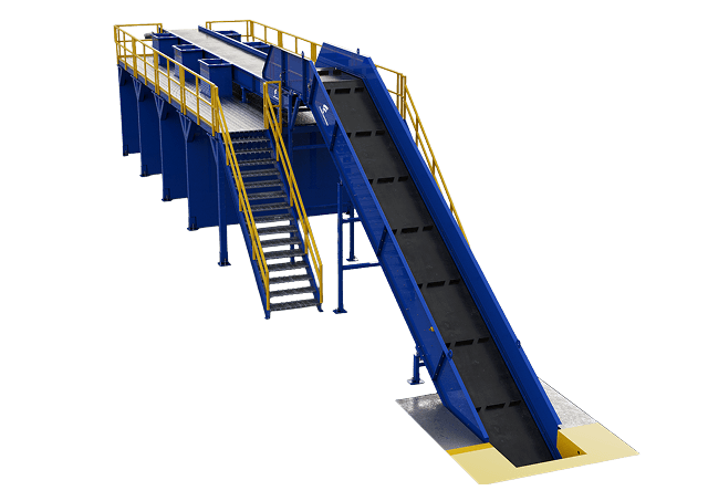 Recycling sort stations