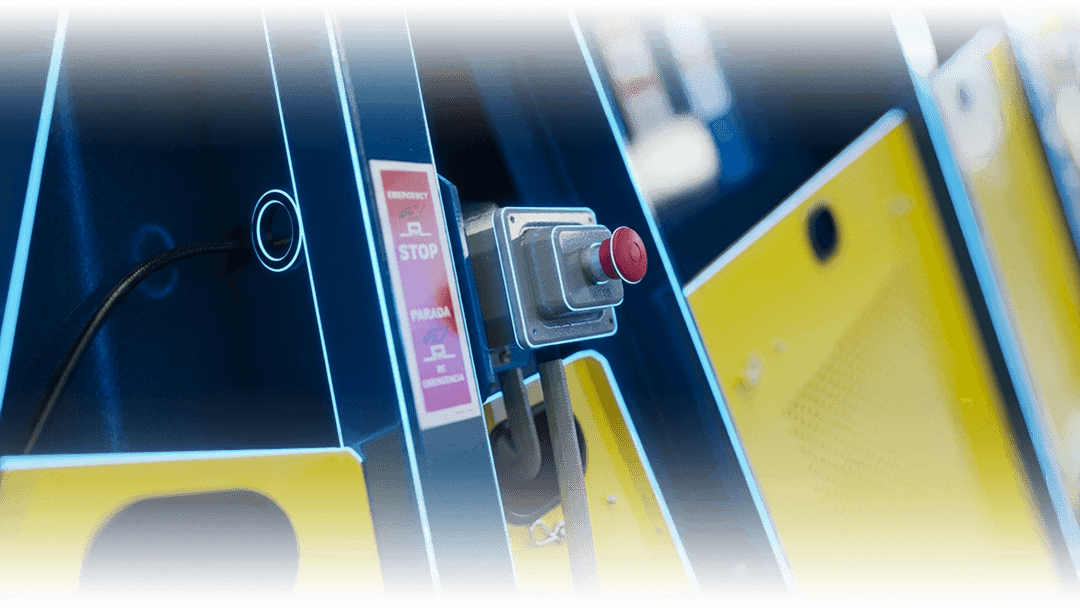 NEMA 4 E-stop features