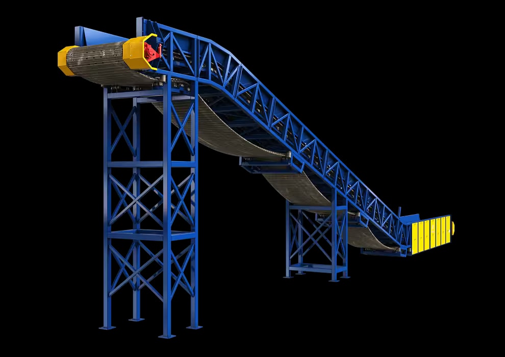 Car Shredder Infeed - Fluent Conveyors