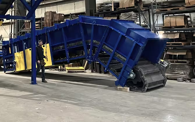 KEITH walking floor stationary moving floor