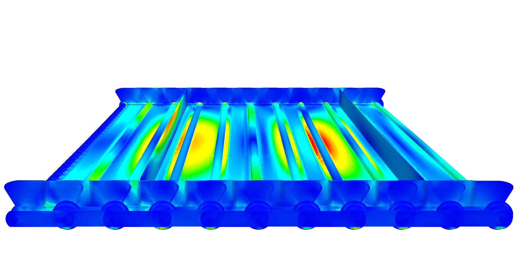 About hinged steel belts