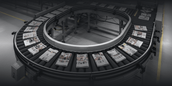 Newspaper production lines