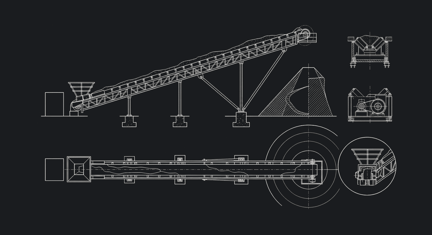 Incline to stockpile