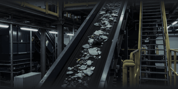 Recycling and waste conveyors