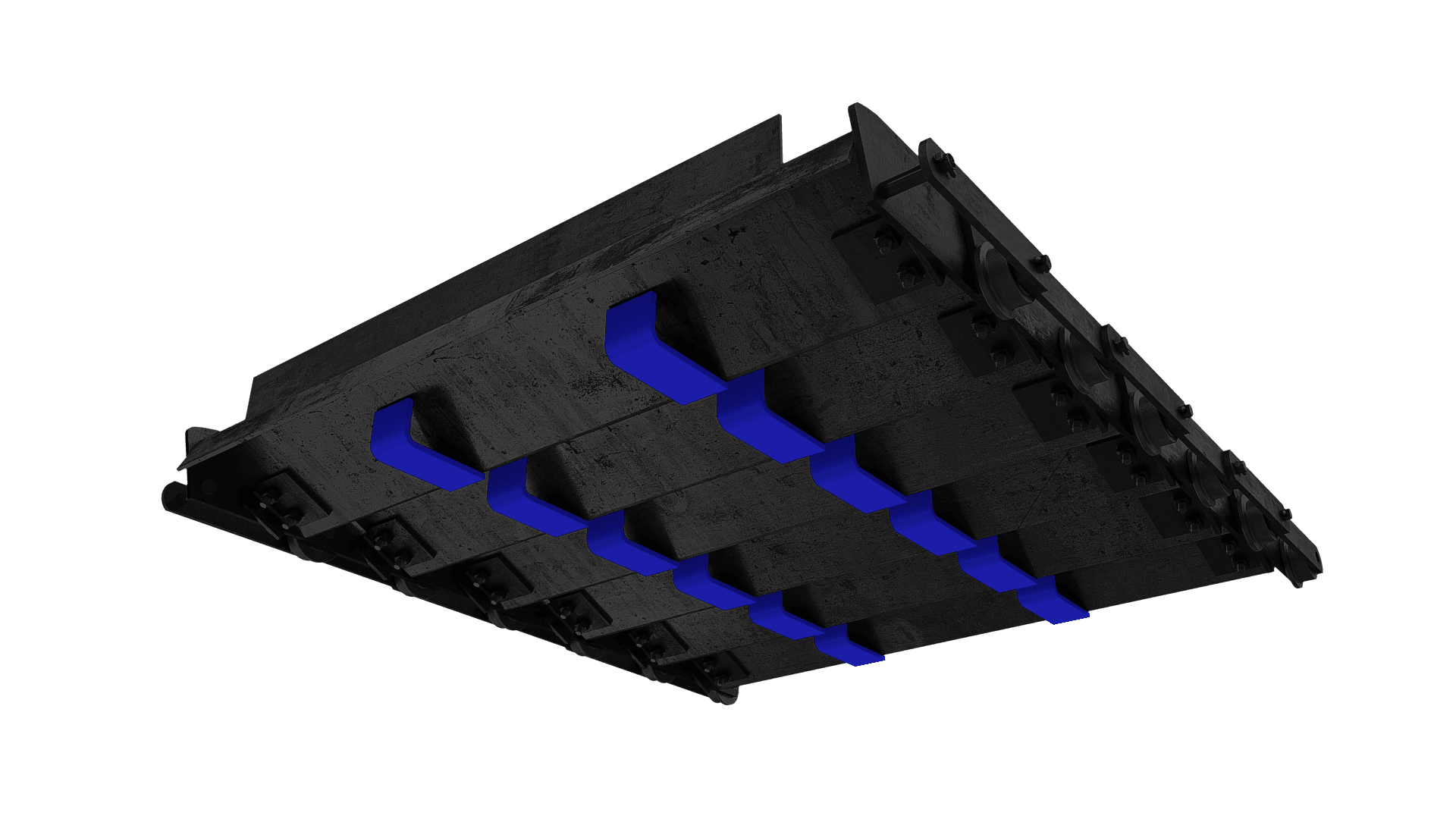 Heavy-duty formed impact wear pads
