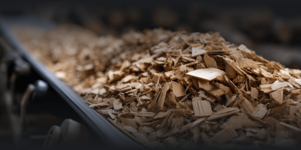 Wood chips and sawdust