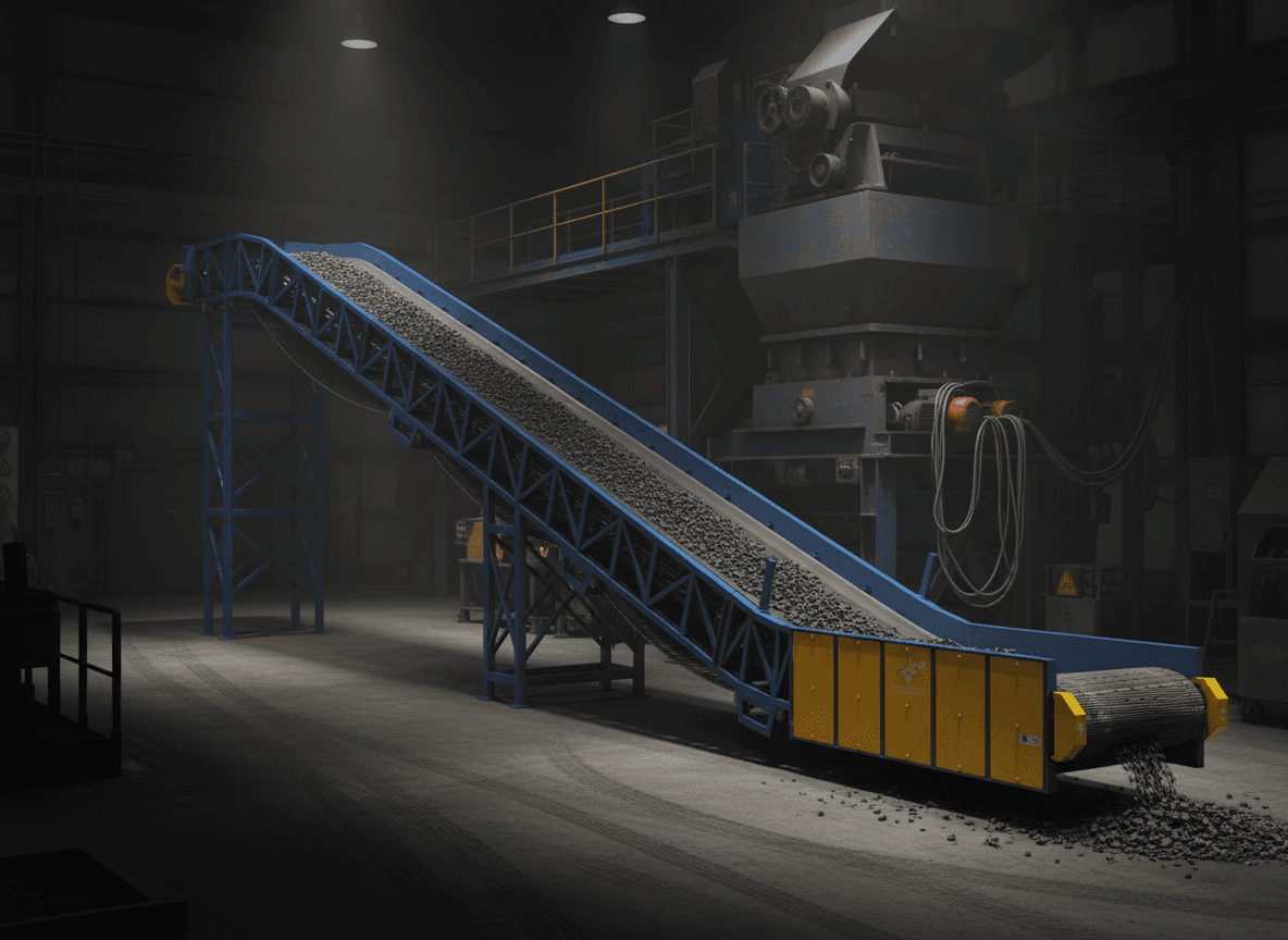 Feed conveyors built around your material, equipment, and layout