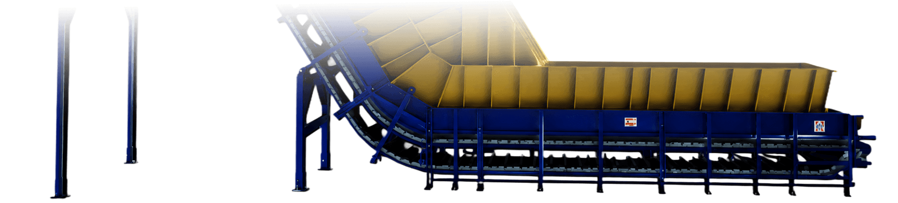 Tumble-back conveyors Features