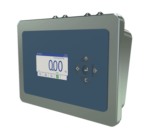 Conveyor weighing indicators