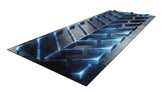 What are heavy-duty integrally molded belts made of?