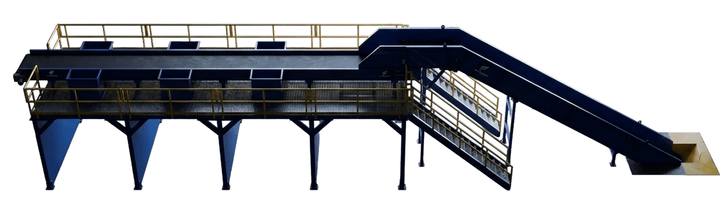 Recycling sort stations built in the USA
