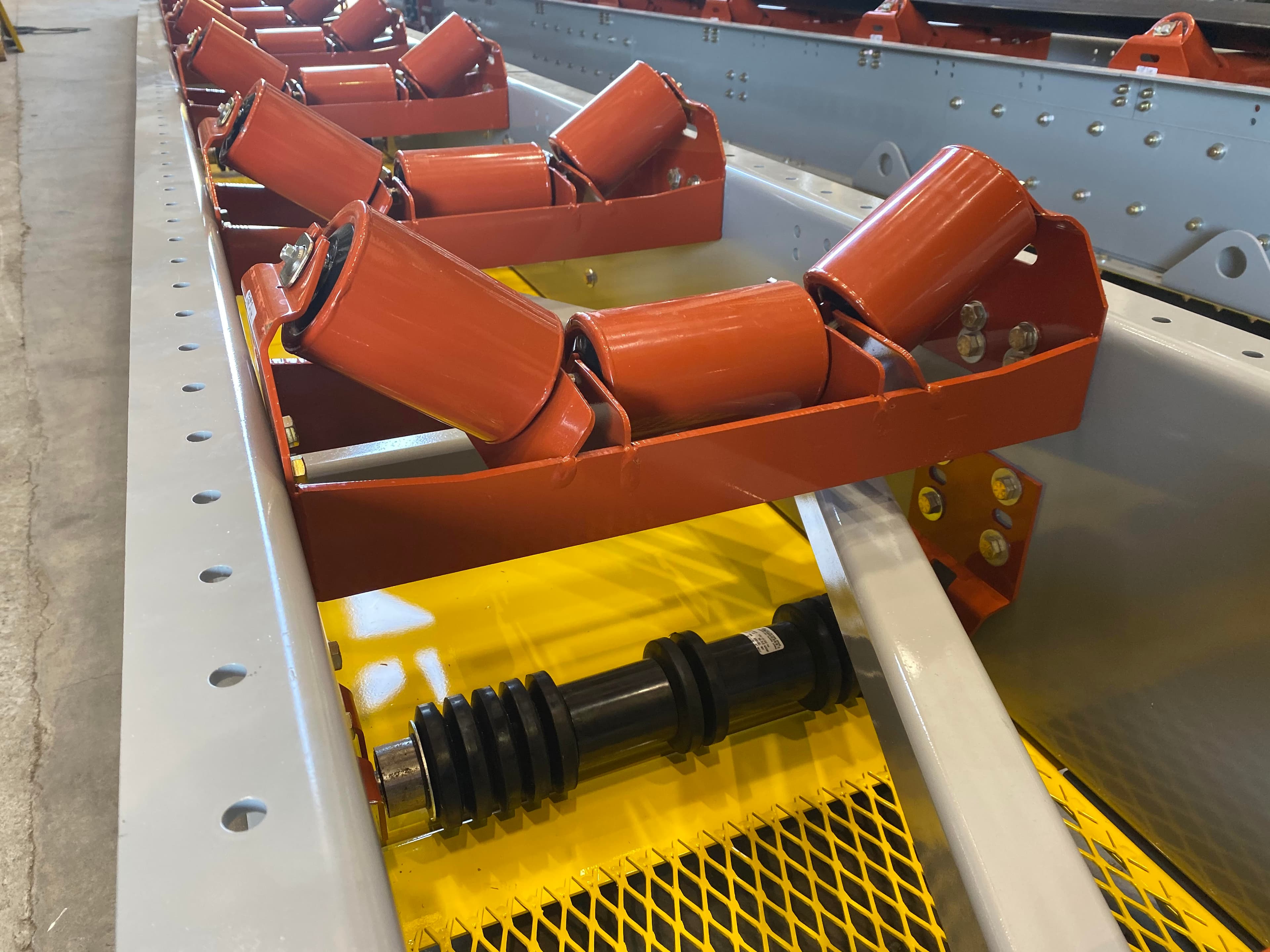 troughing idler frame