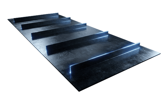 Plain cleated belts