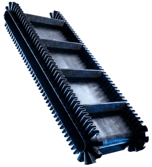 Corrugated sidewalls
