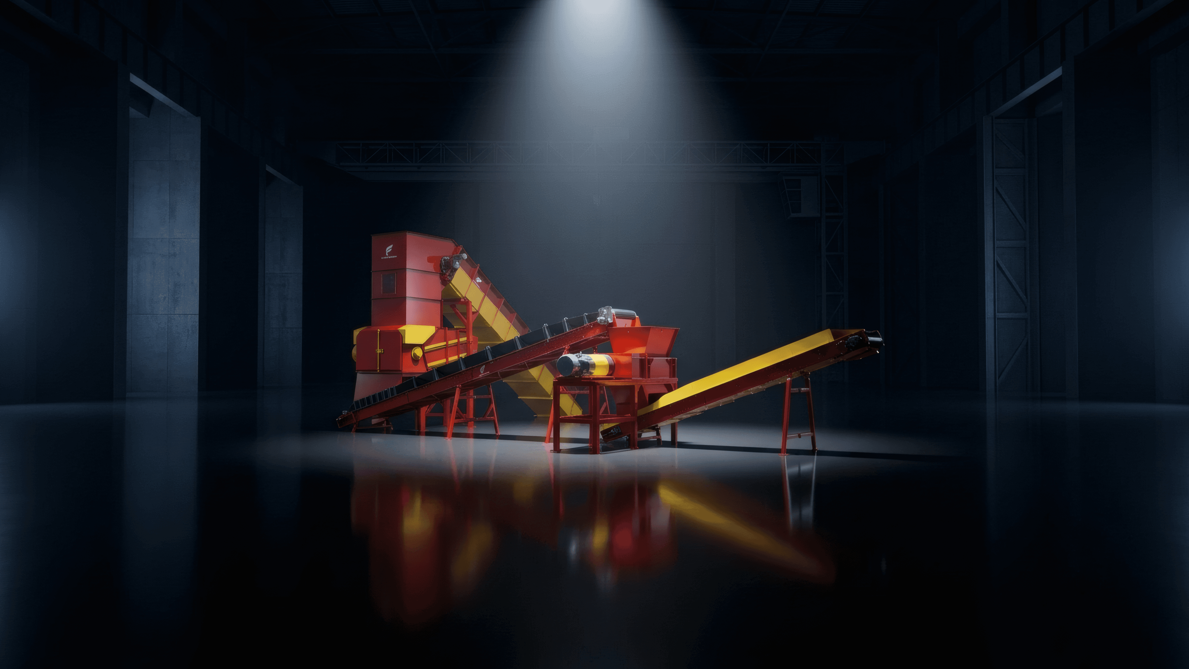 industrial recycling shredder-rasper system