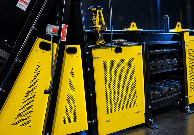 E-stops and conveyor control systems