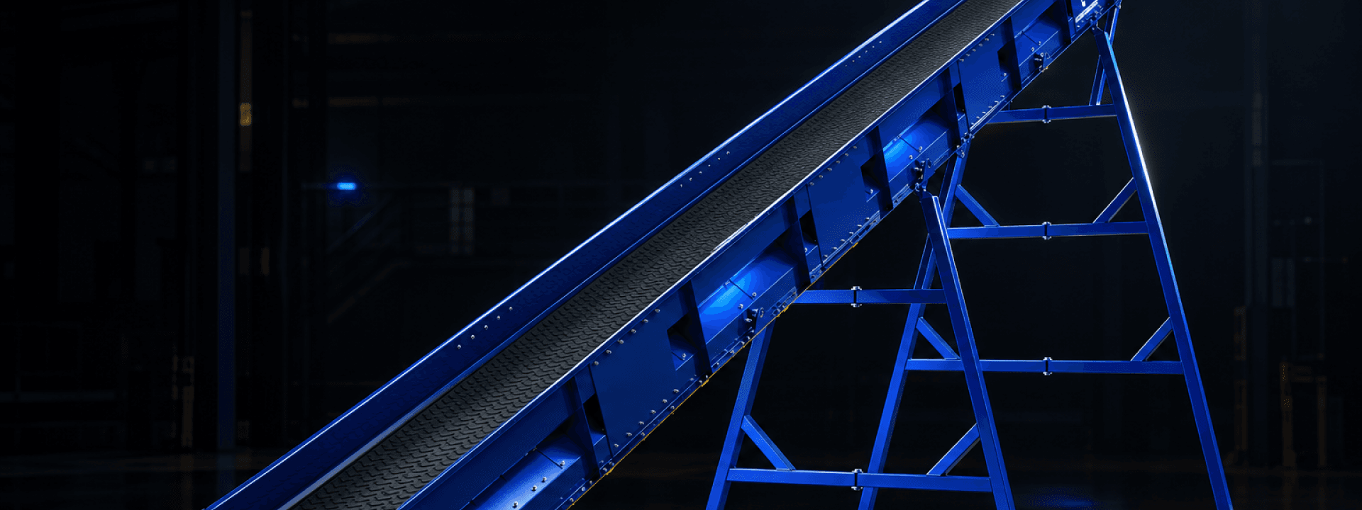 What are conveyor belts made of?